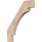 Ekena Millwork 3 1/2"W x 28"D x 34"H Merced Smooth Knee Brace, Douglas Fir BRC04X28X34MRC00SDF - alternate 1